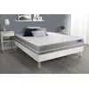 Image de Ensemble matelas Ressorts ensachés ACTIFLEX TOUCH 160x200 3zones de confort + sommier KIT blanc