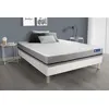 Image de Ensemble matelas 200x200 ACTIFLEX SOFT 3zones de confort + sommier KIT blanc