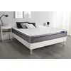 Image de Ensemble matelas Latex+Mémoire de forme ACTILATEX ZEN 140x190 Maxi épaisseur 7zones de confort + sommier KIT blanc