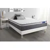Image de Ensemble matelas ACTILATEX PLUS 180x200 Latex+Mémoire de forme Maxi épaisseur 7zones de confort + sommier KIT blanc
