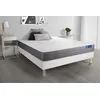 Image de Ensemble matelas ACTILATEX DREAM Latex et mémoire de forme 140x190 cm 5zones de confort + sommier KIT blanc