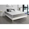 Image de Ensemble matelas Latex + mémoire de forme ACTILATEX TOUCH 200x200 3zones de confort + sommier KIT blanc
