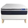 Image de Ensemble ACTIMEMO CONFORT Matelas mémoire de forme 90x190 cm Maxi épaisseur 7zones de confort + sommier KIT blanc