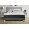 Image de Pack lit complet - Matelas 160x200 cm + Sommier tapissier à lattes (en kit) + 2 oreillers + Couette - Vital Form