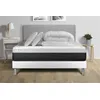 Image de Pack lit complet - Matelas 160x200 cm + Sommier tapissier à lattes (en kit) + 2 oreillers + Couette - Vital Form