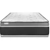 Image de Matelas ressort 90x200 cm vitalit accueil moelleux soutien medium epaisseur 26 cm 7 zones