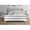 Image de Pack lit complet - Matelas 180x200 cm + Sommier tapissier à lattes (en kit) + 2 oreillers + Couette - Vital Relax