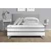 Image de Pack lit complet - Matelas 180x200 cm + Sommier tapissier à lattes (en kit) + 2 oreillers + Couette - Vital Spa