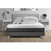 Image de Pack lit complet - Matelas 140x190 cm + Sommier tapissier à lattes (en kit) + 2 oreillers + Couette - Vital Soft