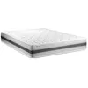 Image de Pack lit complet - Matelas 200x200 cm + Sommier tapissier à lattes (en kit) + 2 oreillers + Couette - Vitalspring Recover