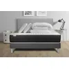 Image de Pack lit complet - Matelas 140x190 cm + Sommier tapissier à lattes (en kit) + 2 oreillers + Couette - Vitalspring
