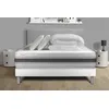 Image de Pack lit complet - Matelas 180x200 cm + Sommier tapissier à lattes (en kit) + 2 oreillers + Couette - Vitalmemo Back