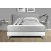Image de Pack lit complet - Matelas 140x190 cm + Sommier tapissier à lattes (en kit) + 2 oreillers + Couette - Vitalmemo