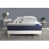 Image de Pack prêt à dormir matelas Ressorts ensachés+Mémoire de forme ACTIFLEX MAX 140x200cm + sommier KIT blanc + 2oreillers+couette