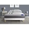 Image de Pack prêt à dormir matelas ACTIFLEX PLUS 140x200 Ressorts ensachés+Mémoire de forme + sommier KIT blanc + 2 oreillers+couette