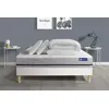 Image de Pack prêt à dormir matelas 200x200 ACTIFLEX SOFT 3zones de confort + sommier KIT blanc + 2 oreillers + couette