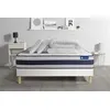Image de Pack prêt à dormir matelas Latex et Mémoire de forme ACTILATEX ERGO 140x190 cm + sommier KIT blanc + 2 oreillers + couette