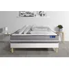 Image de Pack prêt à dormir matelas Latex + mémoire de forme ACTILATEX PUR 140x190cm + sommier KIT blanc + 2 oreillers + couette
