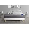 Image de Pack prêt à dormir matelas ACTIMEMO PLUS 200x200 Mémoire de forme 7zones confort + sommier KIT blanc + 2 oreillers + couette