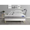 Image de Pack prêt à dormir matelas 200x200 ACTIMEMO SOFT 3zones de confort + sommier KIT blanc + 2 oreillers + couette