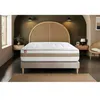 Image de Pack Matelas Le Raffiné - Ressorts ensachés et mémoire de forme - Ep : 26cm - Sommier kit Beige avec couette et 2 oreillers