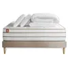 Image de Pack prêt à dormir matelas LE DOUILLET 200x200cm Mémoire de forme BioVisco + sommier kit Beige