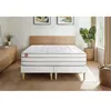 Image de Matelas 180 x 200 cm Le Douillet - Mousse à mémoire de forme - Ep : 26 cm - sommier Blanc avec 2 oreillers et couette