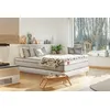 Image de Ensemble sommier matelas LE PAISIBLE 90x190cm Mémoire de forme BioVisco - Ep. 24cm + sommier Blanc