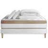Image de Pack prêt à dormir matelas LE COSY 160x200cm Mémoire de forme - Ep. 30cm + sommier kit Blanc