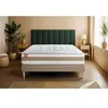 Image de Pack Matelas Le Tendre - Ressorts ensachés et mémoire de forme - Ep : 28cm - Sommier kit Beige avec couette et 2 oreillers