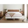 Image de Matelas 160 x 200 cm Le Doux - Mousse à mémoire de forme - Ep : 24 cm - sommier Blanc avec 2 oreillers et couette