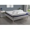 Image de Pack prêt à dormir matelas Ressorts ensachés + Mémoire de forme ACTIFLEX ERGO 140x200 + sommier KIT gris +2oreillers+couette