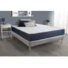 Image de Ensemble matelas Ressorts ensachés et Mémoire de forme ACTIFLEX SLEEP 140x200 5zones de confort + sommier KIT gris
