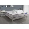 Image de Pack prêt à dormir matelas Ressorts ensachés + Mémoire de forme ACTIFLEX FORM 160x200 + sommier KIT gris +2oreillers+couette
