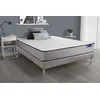 Image de Ensemble matelas Ressorts ensachés et Mémoire de forme ACTIFLEX FORM 180x200 cm 5zones de confort + sommier KIT gris