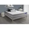 Image de Ensemble matelas Ressorts ensachés ACTIFLEX PUR 160x200cm 3zones de confort + sommier KIT gris