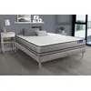 Image de Ensemble matelas ACTIFLEX NIGHT 200x200cm RESSORTS ENSACHES 3zones de confort + sommier KIT gris