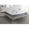Image de Pack prêt à dormir matelas Latex + Mémoire de forme ACTILATEX ZEN 160x200 cm + sommier KIT gris + 2 oreillers + couette
