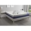 Image de Pack prêt à dormir ACTILATEX CONFORT Matelas Latex + mémoire de forme 140x190 cm + sommier KIT gris + 2 oreillers + couette