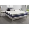 Image de Ensemble ACTILATEX CONFORT Matelas Latex+mémoire de forme 180x200 cm Maxi épaisseur 7zones de confort + sommier KIT gris