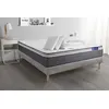 Image de Pack prêt à dormir matelas ACTILATEX PLUS 140x190 cm Latex + Mémoire de forme + sommier KIT gris + 2 oreillers + couette