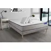 Image de Pack prêt à dormir matelas Latex et Mémoire de forme ACTILATEX FORM 140x200 cm + sommier KIT gris + 2 oreillers + couette