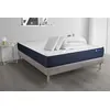 Image de Pack prêt à dormir matelas ACTILATEX LIFE 140x200 cm Latex et Mémoire de forme + sommier KIT gris + 2 oreillers + couette