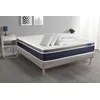 Image de Pack prêt à dormir ACTIMEMO CONFORT Matelas mémoire de forme 160x200 Maxi épaisseur + sommier KIT gris + 2 oreillers+couette