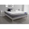 Image de Ensemble matelas ACTIMEMO PLUS 140x200 Mémoire de forme Maxi épaisseur 7zones de confort + sommier KIT gris