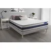 Image de Ensemble matelas Mémoire de forme ACTIMEMO ERGO 140x190 cm Maxi épaisseur 5zones de confort + sommier KIT gris