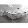 Image de Pack prêt à dormir matelas Mémoire de forme ACTIMEMO FORM 160x200 cm 5zones confort + sommier KIT gris + 2 oreillers+couette
