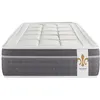Image de Matelas ressort 90x200 cm litier deluxe accueil enveloppant soutien medium epaisseur 30 cm 7 zones