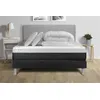 Image de Pack lit complet - Matelas 160x200 cm + Sommier tapissier à lattes (en kit) + 2 oreillers + Couette - Vital Form