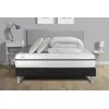 Image de Pack lit complet - Matelas 140x190 cm + Sommier tapissier à lattes (en kit) + 2 oreillers + Couette - Vital Spa